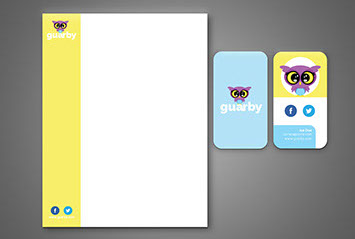 Diseño de papelería realizado por Safe Estrategas.